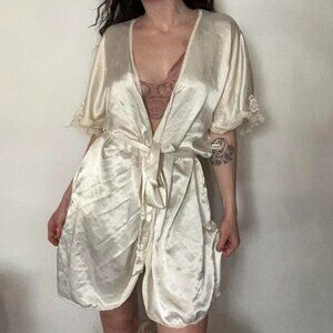 Vintage Satin Robe
